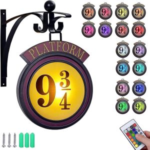 Lumi&egrave;res De Nuit Murales De Personnage De Film, Lumi&egrave;res De Nuit De 9 3/4, Lumi&egrave;res De Nuit Murales Suspendues D'enfants, D&eacute;coration De Salon, D&eacute;coration De Chambre D'enfant - Neuf