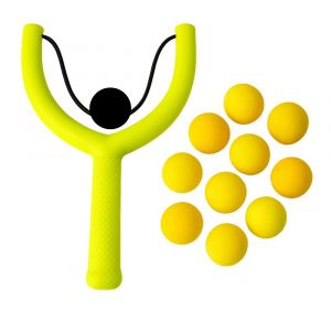 Fronde &Agrave; Eau Avec 10 Balles &Eacute;claboussantes R&eacute;utilisables Couleur Al&eacute;atoire Jeu Estival Pour Enfants - Neuf