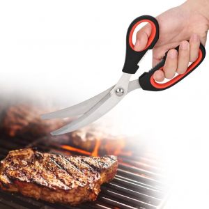 Hjlian Ciseaux De Cuisine Multi-Usages En Acier Inoxydable Pour Couper La Viande De Poulet - Neuf