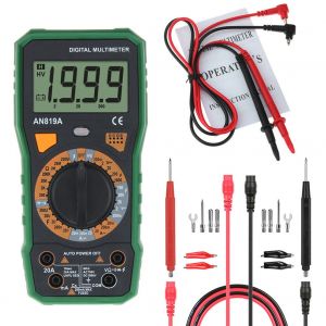 Multimetre numerique ANENG AN819A, tension CC/CA, courant, resistance (#4 vert) - Neuf