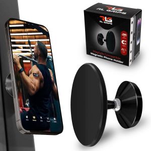 Rl Grips Magnetic Sports Holder With Double Magnet Compatible Magsafe - Sports Magnet For Iphone With 360º Rotation With 3 Metal Stickers - Phone Holder For Cars And A - Neuf