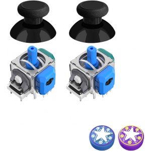Joystick Electromagn&eacute;tique de Remplacement pour Manette Xbox Series X/S,Accessoires de R&eacute;paration de Stick Anti-Drift pour Manette Xbox Series X/S-1 Paire - Neuf