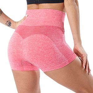 Femme Short De Sport Collants Course Leggings Taille Haute Push Up Booty Butt Scrunch Opaque Sans Couture Boxer Court Pantalon Yoga Pour Yoga Fitness Jogging Danse Gym Cyclisme - Neuf