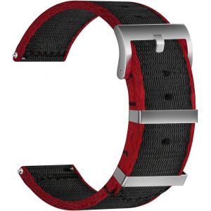 Eryi-Nylon Bracelet Montre Bracelet Montre Armée Militaire - 18mm, 20mm, 22mm, 24mm Montre Bracelet Avec Acier Inoxydable Boucle - Neuf