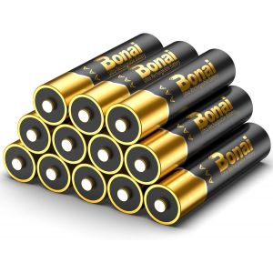 CMWX-Pile Rechargeables AAA Ni-MH, Top en Plaqu&eacute; Or, Piles Rechargeable AAA 1,2V 1200mWh Haute Capacit&eacute; avec 1500 Cycle, Faible Autod&eacute;charge, Batterie Pr&eacute;charg&eacute;e - 12PCS - Neuf