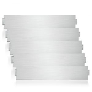 Cl&ocirc;ture De Pelouse Flexible Bordure De Jardin Bordure De Pelouse Bordure De Gazon Galvanis&eacute; M&eacute;tal 100x15cm 30m - Neuf