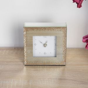 Horloge de bureau carree de style europeen, decoration pour la maison, le salon, le meuble TV - Neuf