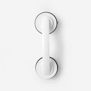 (Blanc)194x65mm,Grande Porte En Verre Et Poignées De Fenêtre, Salle De Bains Portes Coulissantes, Armoires, Penderies, Les Ventouses, Les Non-Marquage Des Poignées, Non Poreux Absorption Des Poignées - Neuf