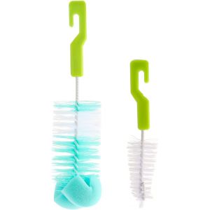 Goupillon De Nettoyage Pour Bouteilles D'eau-Longue Brosse De Nettoyage-Pour Bouteilles En Verre,Biberons,Verres - Neuf