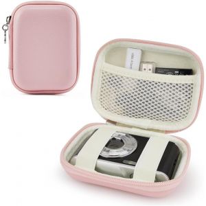 Petit sac pour appareil photo num&eacute;rique,adapt&eacute; &agrave; l'&eacute;tui de protection &eacute;tanche pour appareil photo Sony Canon Fuji,mini bo&icirc;te antichoc pour appareil photo,rose - Neuf