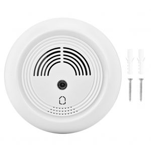 Detecteur de fumee independant sans fil, capteur de securite domestique intelligent a piles - Neuf