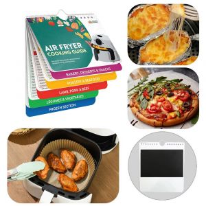 Guide de cuisson magn&eacute;tique pour friteuse &agrave; air chaud avec instructions pour r&eacute;gime c&eacute;tog&egrave;ne et autocuiseur - Neuf
