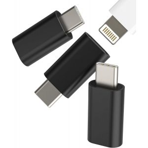 Thef-Adaptateur Lightning Femelle À Usb C Mâle Pour Iphone 15(3pack)Pour Apple Charge Jack Câble Adaptateurs Prise Type C Ipad Connecteur Compatible Pour Samsung Chargeur Cable Accessoires 095-L-Tp - Neuf