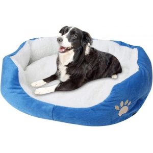Panier D'hiver Douillet Pour Animaux De Compagnie- Coussin Pour Chien Et Panier Pour Chat Avec Housse Lotte ¿ Doux, Chaud, Facile À Nettoyer, Idéal Pour Les Animaux De Petite Et Moyenne Taille. - Neuf