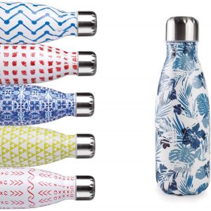 Bouteille Isotherme Tropic, 350 Ml, Acier Inoxydable 18/10, Double Paroi,, Tropique - Neuf