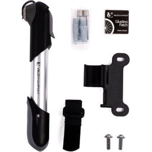 Mini Pompe À Vélo En Alliage Pour Presta (Sv) Schrader (Av) Dunlop (Dv)-Support De Pompe À Vélo,Accessoire Velo Valve Adaptateurs Connecteurs,Ballon De Aiguille,Embout De Gonflage.[I28] - Neuf