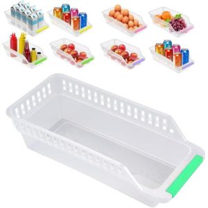 Chenquansarl-Conteneurs Pour Réfrigérateur, 8 Pièces, Organisateurs Pour Aliments, Bacs À Tiroirs, Paniers De Rangement, Réfrigérateur, Congélateur, Armoire De Cuisine, Salle De Bain, Maison - Neuf