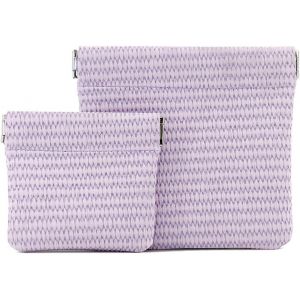 2 Pièces Sac de Rangement pour Serviettes Hygiéniques à Fermeture éclair Tampons Femmes Et Filles Menstruelle Tampons Hygiéniques, Organisateur de cosmétiques, organisateur portable, 2 tailles - Neuf