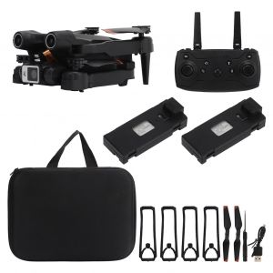 Drone RC avec camera HD 4K, positionnement optique, evitement d'obstacles sur 4 cotes, mini drone pliable pour enfants de plus de 14 ans, 3 batteries - Neuf