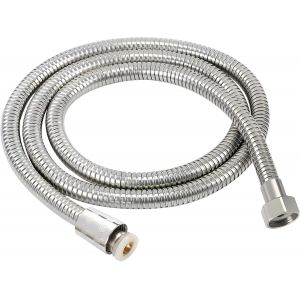 Tuyau Flexible de Douche 2 m en Acier Inoxydable Anti-Torsion, Tuyau de Douche R&eacute;sistant &agrave; la Corrosion, Tuyau Pommeau de Douche Universel pour Salle de Bain - Neuf