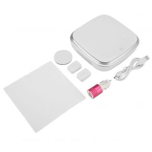 Hjlian Purificateur D'air Pour Voiture, Purificateur De Formaldehyde Pm2.5, Desodorisant, Purificateur D'air Ultra-Mince Pour La Maison Et Le Bureau - Neuf