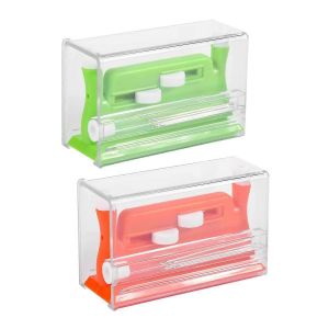 Enfile-Aiguille Automatique 2 Pi&egrave;ces,Enfile-Aiguille &Agrave; Coudre (Vert + Orange) - Neuf