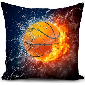 Eryi-Housse Coussin 40x40 Cm Cadeau Basketball Basket Enfant Garcon Prof De Sport Cadeau Garçon Ans Coach Basket Enfant Chambre Deco Chambre Ado Garcon Décoration Accessoires - Neuf