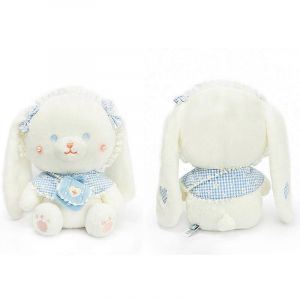 Lapin Lolita rouge en filet transformé en sac à dos en lapin, peluche chat, poupée princesse lapin, petit lapin blanc, oreiller-40CMBleu - Neuf