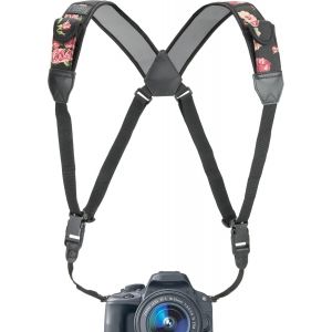 Harnais de Poitrine pour Appareil Photo Avec Boucles à Déclenchement Rapide,en Néoprène et Poches pour Accessoires-Compatible avec Canon,Nikon,Sony et plus.[M22] - Neuf