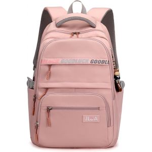 Sac À Dos Sacs D'École Sacs Scolaires Cartables Filles Garçons Sac D'École Sacs Scolaires Pour Primaire Adolescents Outdoor Voyage École Ados Décompression Daypacks Imperméable Nylon Rose - Neuf
