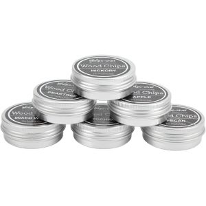 Ulteronixshop-Copeaux de Bois de Fumage, 8 Pi&egrave;ces de Copeaux de Bois de Whisky, Kit de Fumeur de Cocktail, Copeaux de Fumeur, Copeaux de Fumeur pour Boissons Fum&eacute;es, Carburant et Allume-feu - Neuf