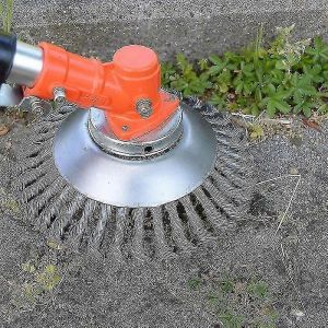 150mm Stahl Draht Rad Garten Unkraut Pinsel Rasenmher Gras Eater Trimmer Pinsel Cutter Werkzeuge Garten Gras Trimmer Kop 2025 - Neuf