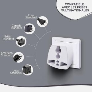 Universal Uk Us To Eu Plug Ac Power Outlet Charger Adapter Converter European Standard Plug Travel Plug (10)[Z1404] - Neuf