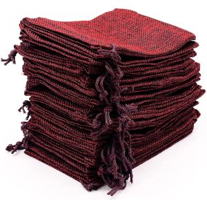 30pcs 10x15cm Des Sacs De Jute, Lin Sachet Pochettes, R&eacute;utilisable, Sac De Cadeau, Sacs De Jute Avec Cordon De Serrage Pour Les Bijoux De Cadeau De F&ecirc;te D'anniversaire De No&euml;l De Mariage De Bricolag - Neuf