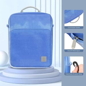 9-11 Pouces Housse Sac Tablette Avec Bandouli&egrave;re Pour Ipad (A16) 11"", Ipad 10&Eacute; G&eacute;n 10,9"" Air 5/4, I-Pad Air/Pro 11"", I-Pad 9&Eacute;/8&Eacute;/7&Eacute; G&eacute;n 10,2"", Galaxy Tab A9+ Plus 11"", Brume Bleue - Neuf