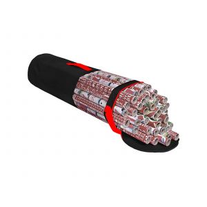 Sac de rangement en PVC noir pour papier cadeau de No&euml;l - Neuf