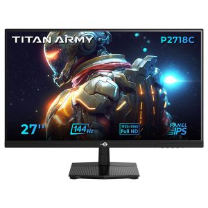&Eacute;cran gaming TITAN ARMY P2718C - IPS FHD 16:9 27" 144 Hz ELED - Compatible HDR10 - 1x HDMI 1.4 et 1x DP 1.2 - Compatible - Neuf