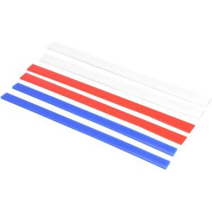 Ayuhr-6pcs Rouleau A Patisserie,Règles À Pâtisserie En Silicone Epaisseur 2/4/6mm,Restaurant Cuisine Outil Pour Spaghetti,Faire Des Biscuits,Nouille,Boulette(38cm) - Neuf