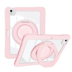 Coque Hybride En Pc Et Tpu Pour Ipad Air 11 (2024/2025) Avec Emplacement Pour Stylet - Rose - Neuf