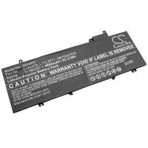 vhbw Li-Polym&egrave;re batterie 4600mAh (11.58V) pour laptop notebook Lenovo ThinkPad T480s 20L7A00TCD, T480s 20L7A00UCD, T480s 20L7A011CD, T480s-20L8S02D00 - Neuf