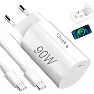 Sjzg-Chargeur 90w Pour Xiaomi, Chargeur Rapide Pour Redmi Avec Câble Typ C 1m Avec Gan Tech Pour Xiaomi 14t 14 13 Ultra Redmi Note 14 13 12 Pro Poco F6 Pad 7pro - Neuf