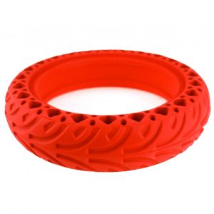 Pneu En Nid D'abeille Pour Trottinette Electrique Xiaomi, Piece De Rechange, Rouge - Neuf