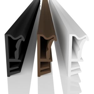 Joint de fenêtre-Largeur de rainure : 5 mm-Pliage : 12 mm-En TPE-Joint de fenêtre en bois de qualité supérieure (blanc 5 m) - Neuf