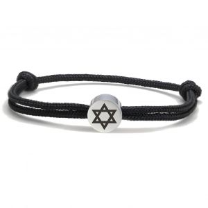 Dreamtimes Étoile De David Bracelet Nautique Fait À La Main En Acier Inoxydable Hexagramme Pendentif Juif Étoile Chanceux Bijoux Pour Femmes Hommes - Neuf