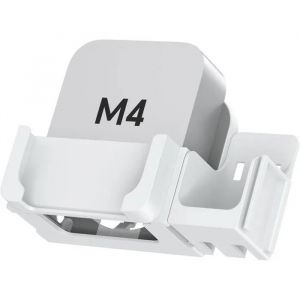 Support VESA Mac mini M4 avec rangement - Montage mural/&eacute;cran, anti-rayures, VESA 75x75 mm. - Neuf