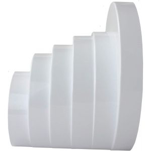 Tube D'a&eacute;ration En Plastique Tube Rond Entr&eacute;e / Sortie D'air R&eacute;ducteur Connecteur &Oslash; 80 100 110 120 125 150 200 Mm Syst&egrave;me De Ventilation Coude Abs Clapet Anti-Retour Bride Pvc, Reduzierst&uuml;ck &Oslash; 100 - 150 Mm, &Oslash; 100 Mm - Neuf