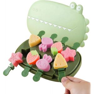 Kalanka-Moule &Agrave; Glace En Silicone Pour Enfants,Sans Bpa,Avec B&acirc;tonnets Et Couvercle,En Formes D&iquest;Animaux,De Fleurs,De Fruits Et De Lapin,Sorbets Et Sucettes,R&eacute;utilisable Pour L&iquest;&Eacute;t&eacute; Et Les F&ecirc;tes D&iquest;Enfa - Neuf