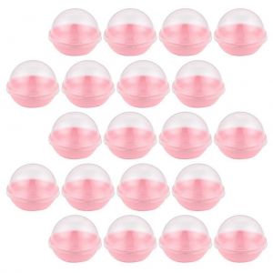 50 Pcs Xue Niang Boîte D'emballage Boîte À Collation Conteneur Porte-Muffin Dôme Mochi Mini Boîtes À Cupcakes Boîte D'emballage De Gâteau En Plastique - Neuf