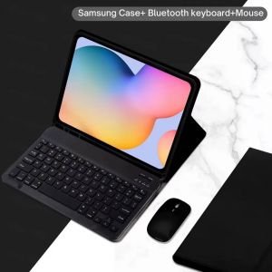 Coque Pour Samsung Galaxy Tab S9 Fe 10.9 Pouces Détachable Bluetooth Clavier Étui Pour Samsung Tab S9 Fe 10.9 Pouces Sm-X510/X516b.Black And Mouse.A7 10.4inch - Neuf