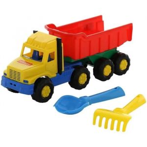 Polesie V&eacute;hicule Utilitaire Favorit + Pelle Nr.2, R&acirc;teau Nr.2 (Set No. 67) - Neuf